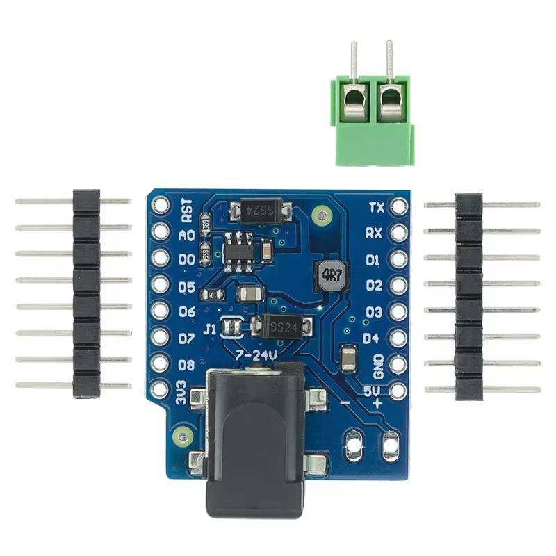 D1 Mini Battery Shield V1.1 – Wemos Single DC Plug Module