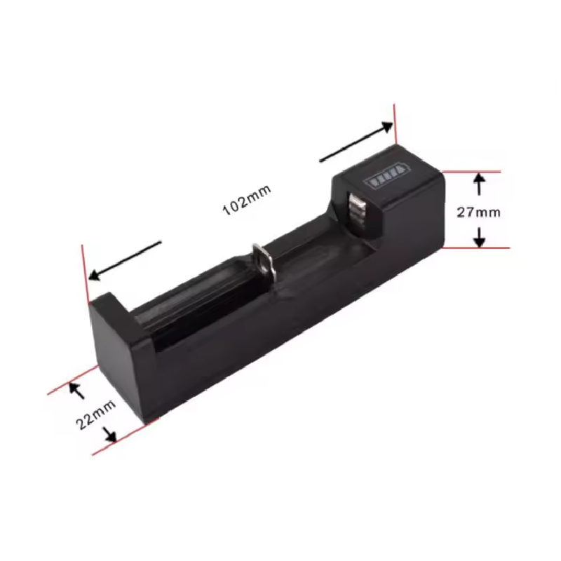 18650 Battery Charger 1-Slot Universal USB Smart Charger
