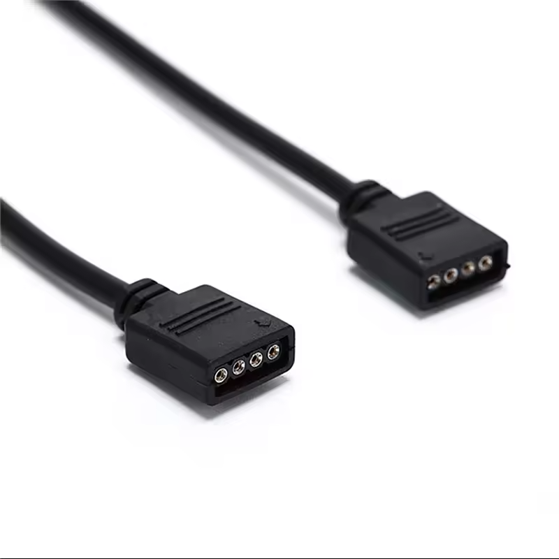 LED Strip Extension Cable 4 Pin - 1m 2m 5m 10m Black