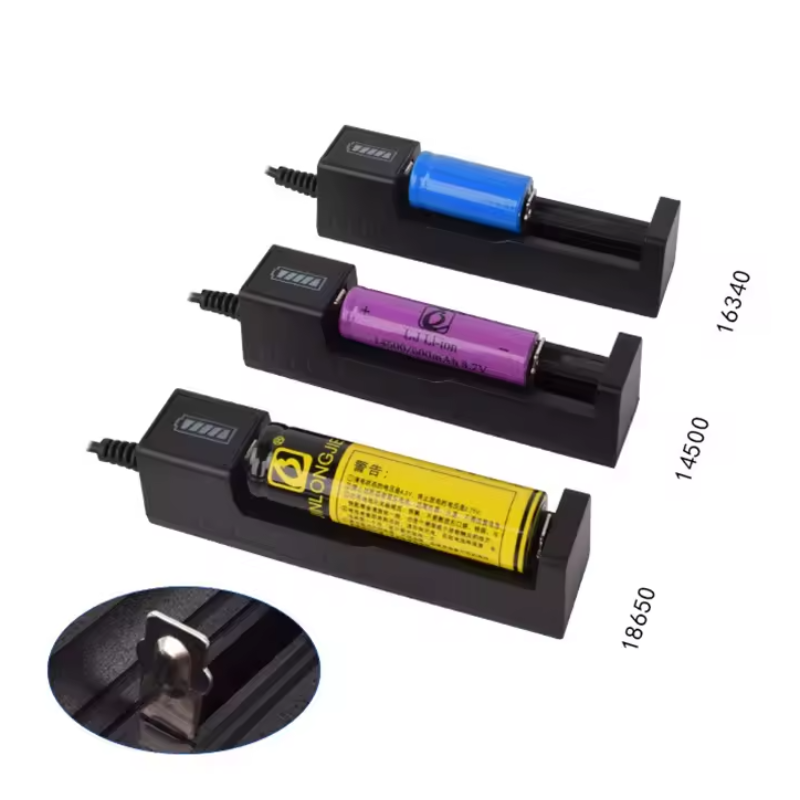18650 Battery Charger 1-Slot Universal USB Smart Charger