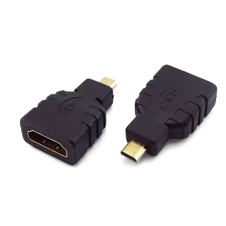 Micro HDMI to Standard HDMI Adapter Jack for Raspberry Pi 4 & 5