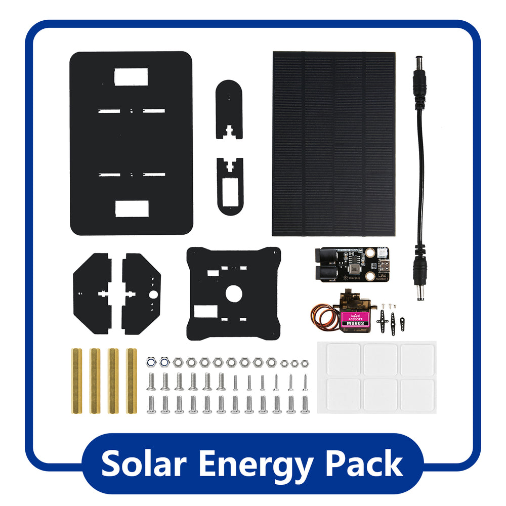 ACEBOTT Solar Energy Expansion Pack For Smart Car Kit