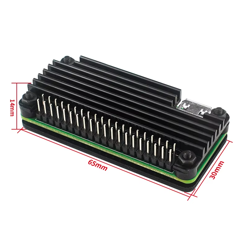 Aluminium Armoured Passive Cooling Case For Raspberry Pi Zero 2W