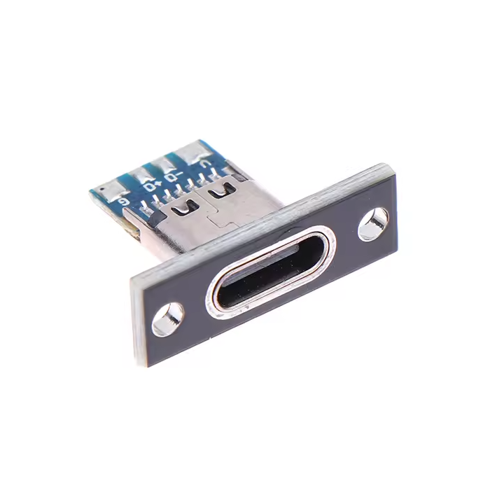 USB-C Panel Mount Breakout Board 4 Pin