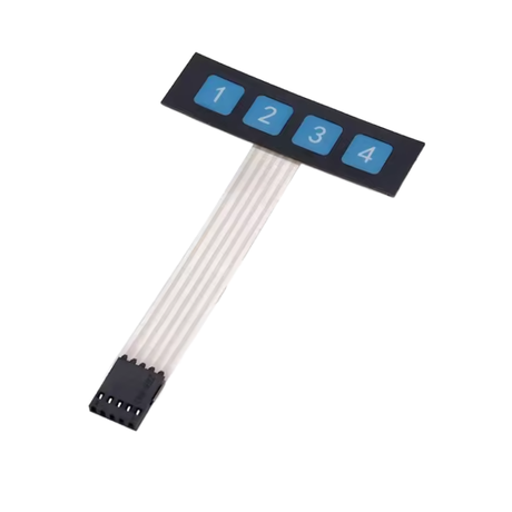 1x4 Membrane Keypad Module for Arduino