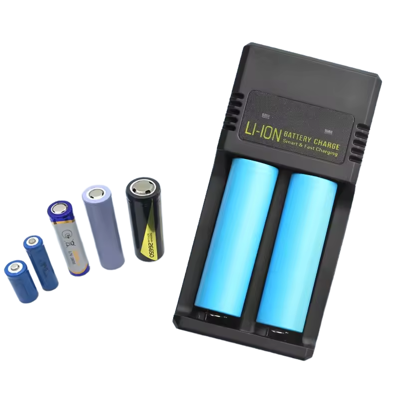 18650 Battery Charger 2-Slot Universal USB Smart Charger