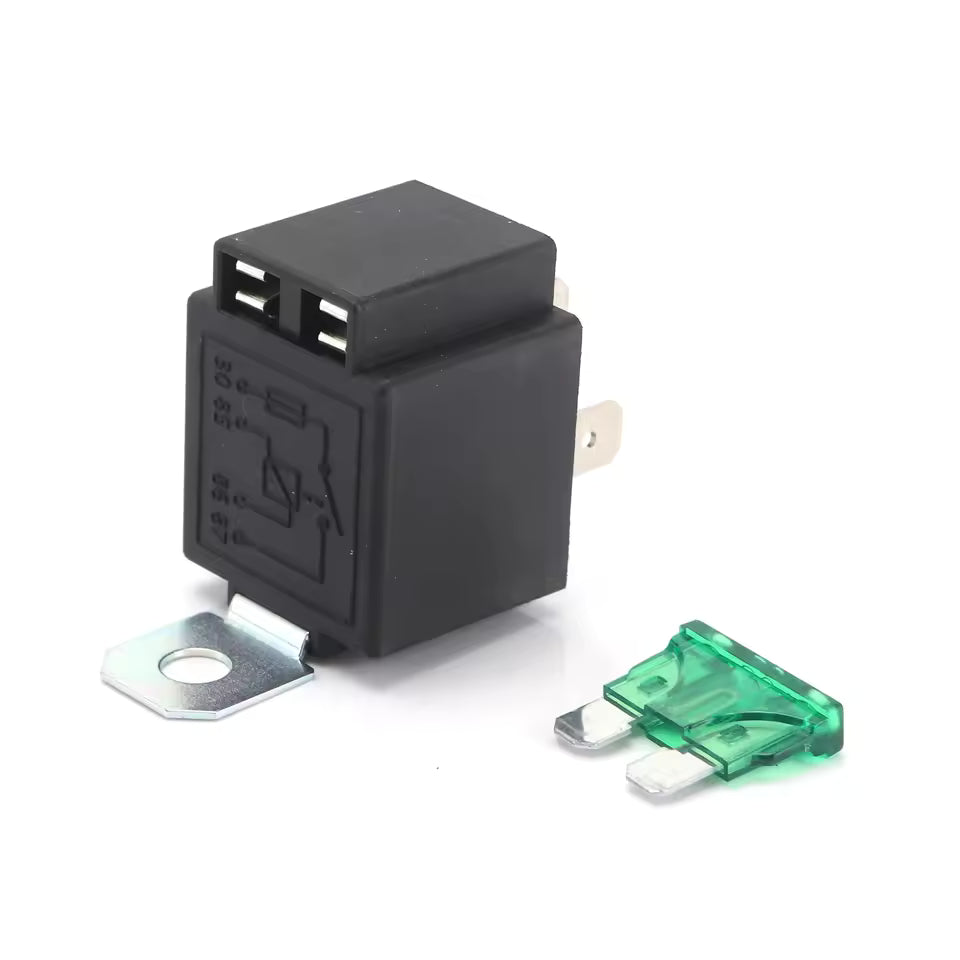 4-Pin Fused Automotive Relay SPDT - 12V 30A