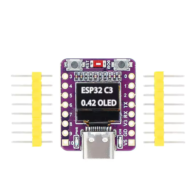 ESP32-C3 Development Board with 0.42″ OLED Display