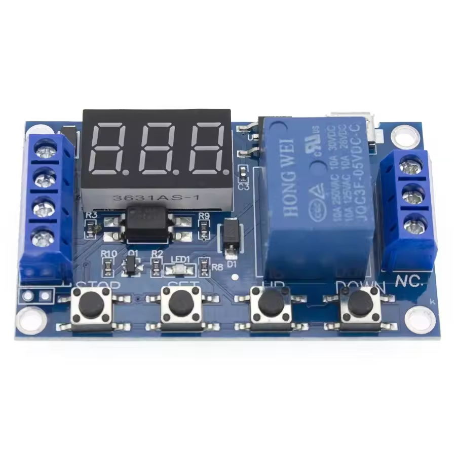 6-30V Time Relay Module Switch Trigger Timer Cycle