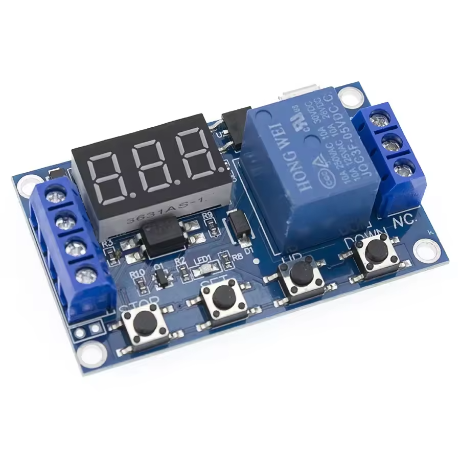 6-30V Time Relay Module Switch Trigger Timer Cycle
