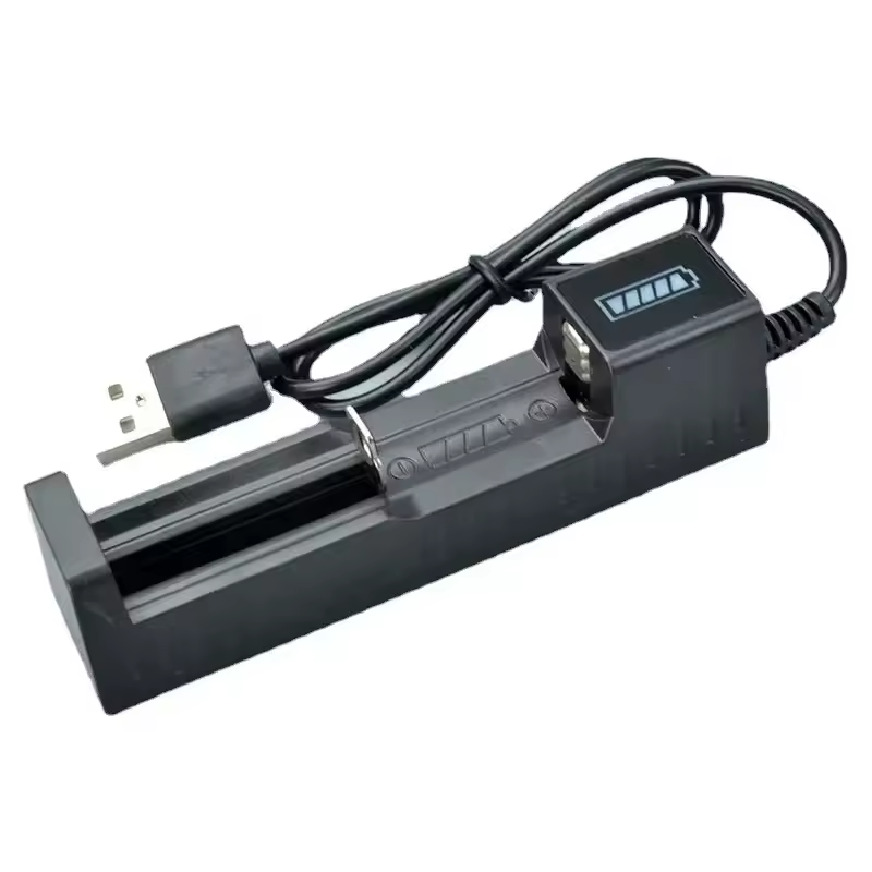 18650 Battery Charger 1-Slot Universal USB Smart Charger