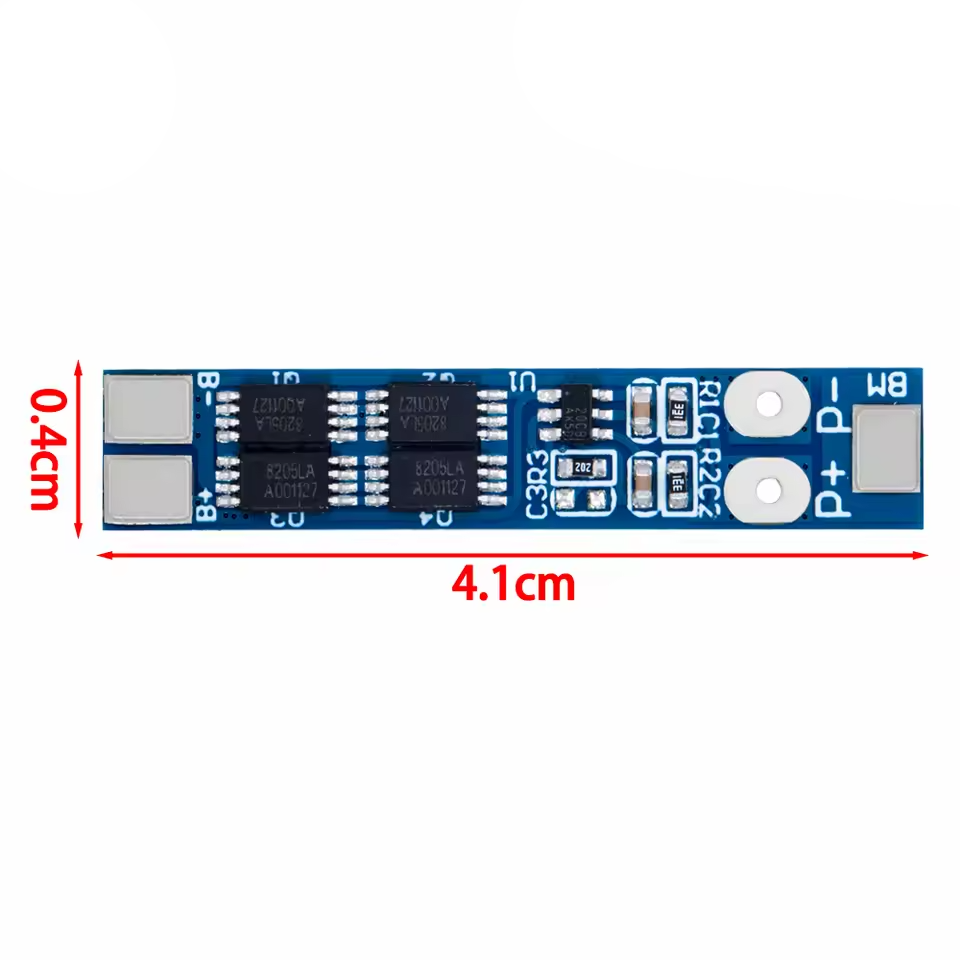 2S 8A 18650 BMS Li-ion Battery Charger Protection Board