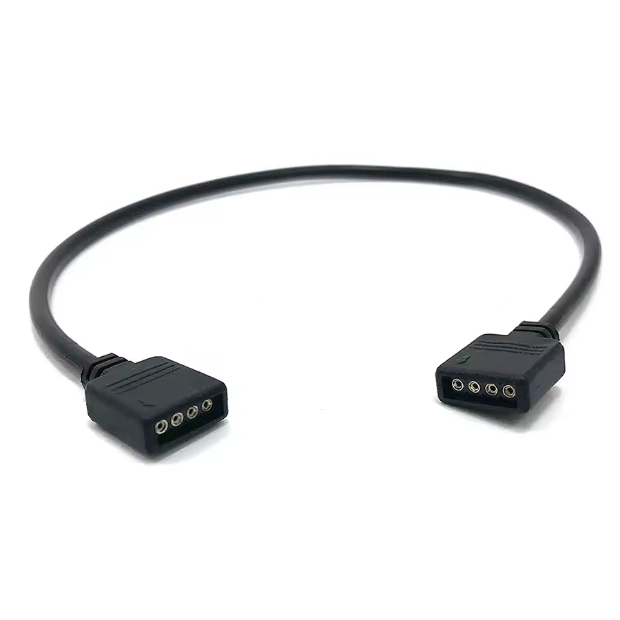 LED Strip Extension Cable 4 Pin - 1m 2m 5m 10m Black