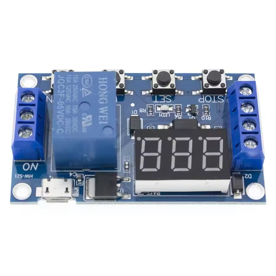 6-30V Time Relay Module Switch Trigger Timer Cycle