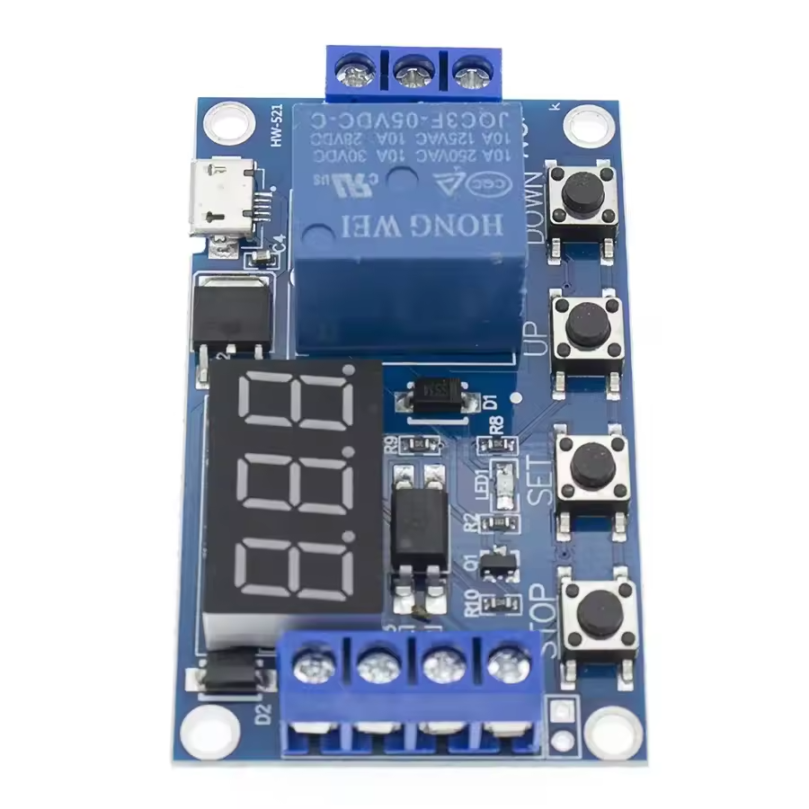 6-30V Time Relay Module Switch Trigger Timer Cycle