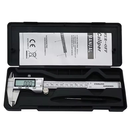 Stainless Steel Digital Caliper Vernier 150mm Micrometer LCD Measuring Tool Box
