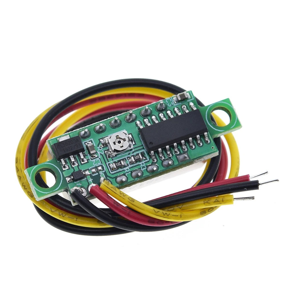 Blue DC 0-100V 0.28" LED Voltmeter Display Panel