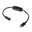 USB Type-C Male to Female ON/OFF Switch Power Control Cable