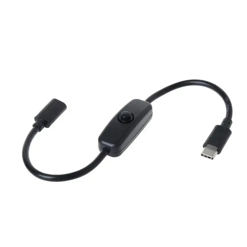 USB Type-C Male to Female ON/OFF Switch Power Control Cable