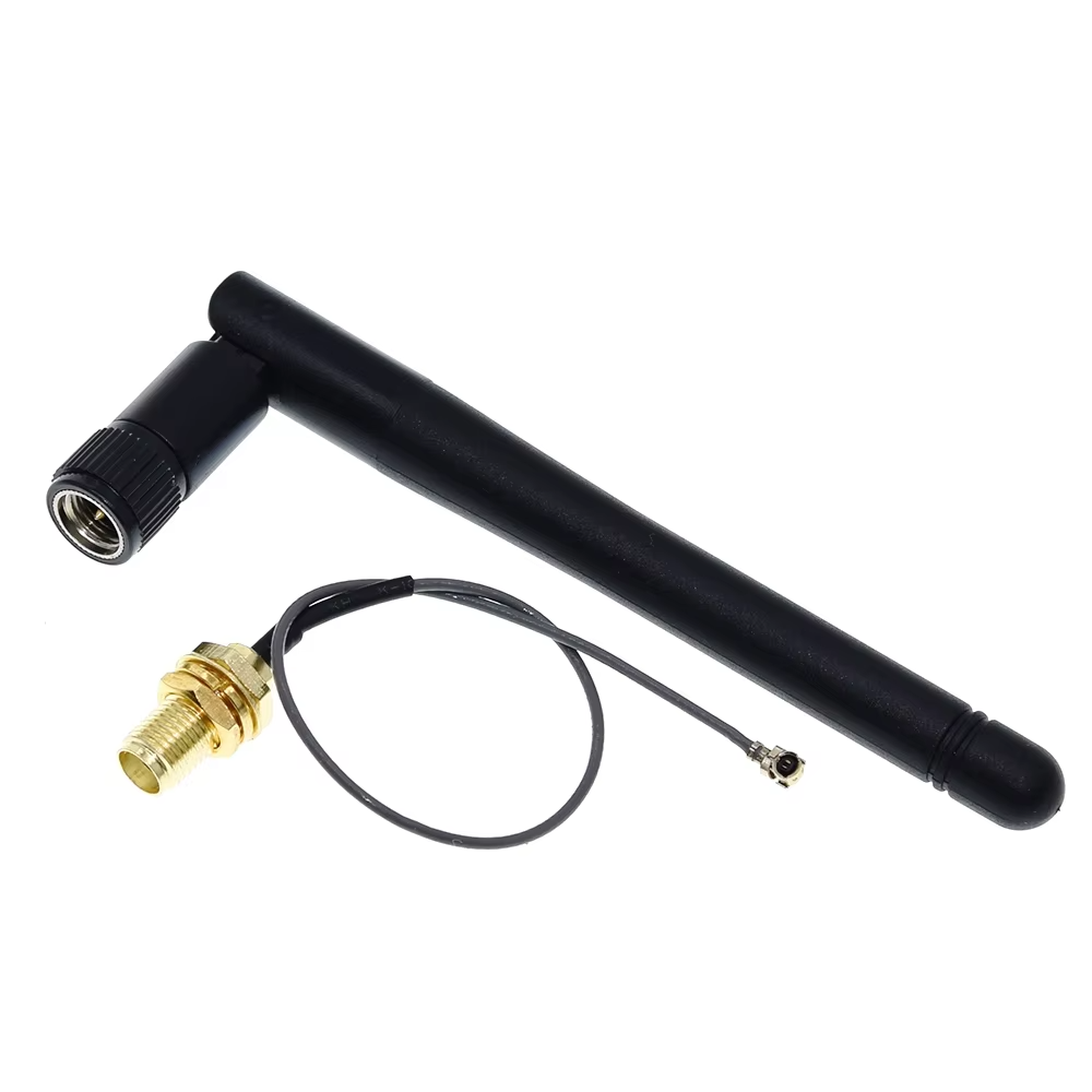 2.4GHz 3dBi Wi-Fi Antenna with SMA to IPEX Connector for ESP32/ESP8266 Modules