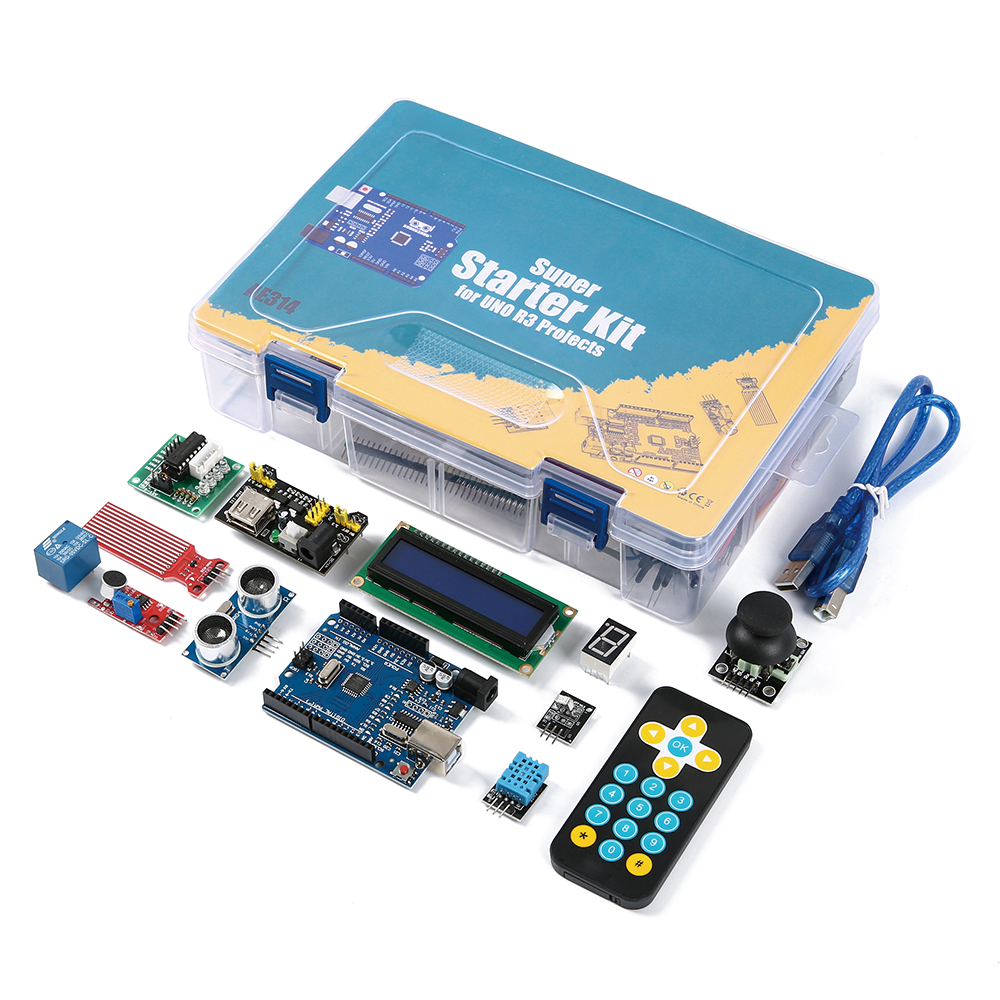 Arduino Starter Kit – 40+ Component Kit with Motors, Sensors & Displays