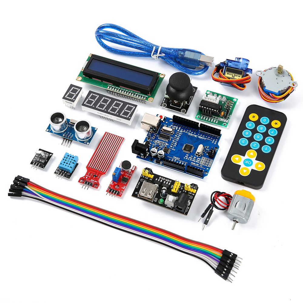 Arduino Starter Kit – 40+ Component Kit with Motors, Sensors & Displays