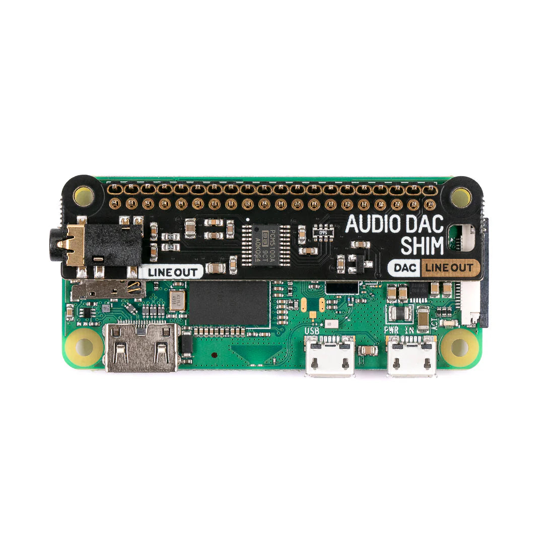 Pimoroni Audio DAC SHIM (Line-Out) at Zaitronics