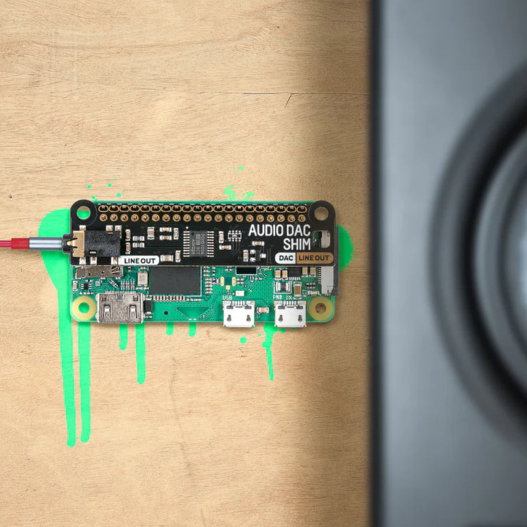 Pimoroni Audio DAC SHIM (Line-Out) at Zaitronics