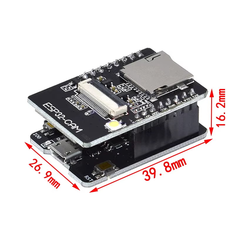 ESP32-CAM + Camera + MB (Motherboard) Development Board
