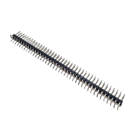 Male 90 Degree Angle Pin Headers 2.54mm (1×40) 90°