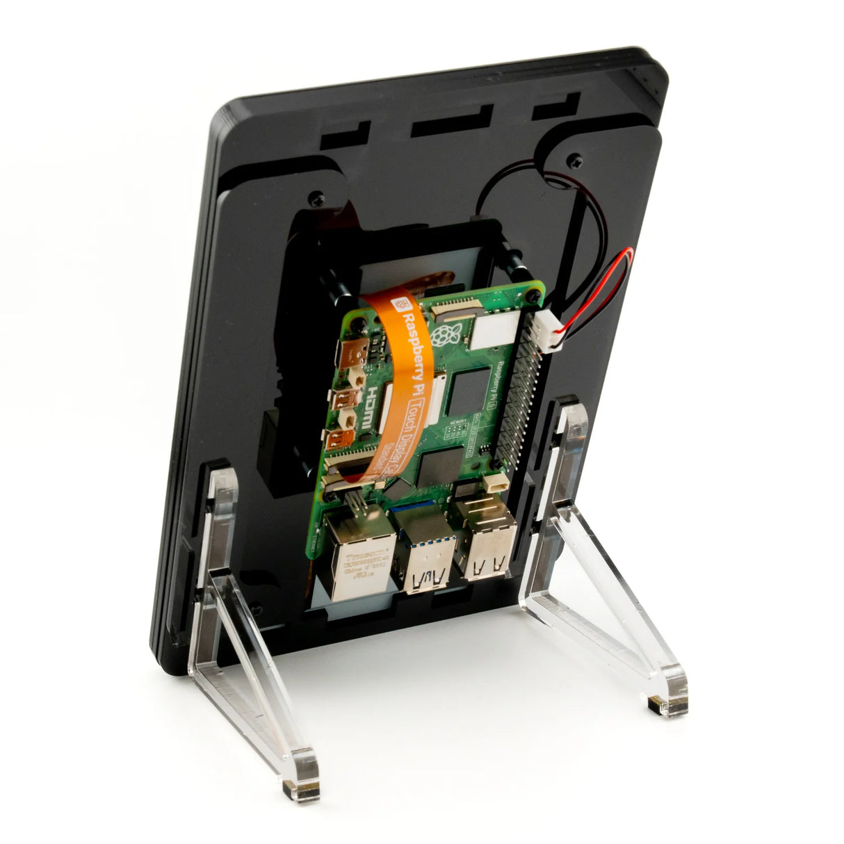 Pimoroni Pibow Frame for Raspberry Pi Touch Display 2 - Noir Black