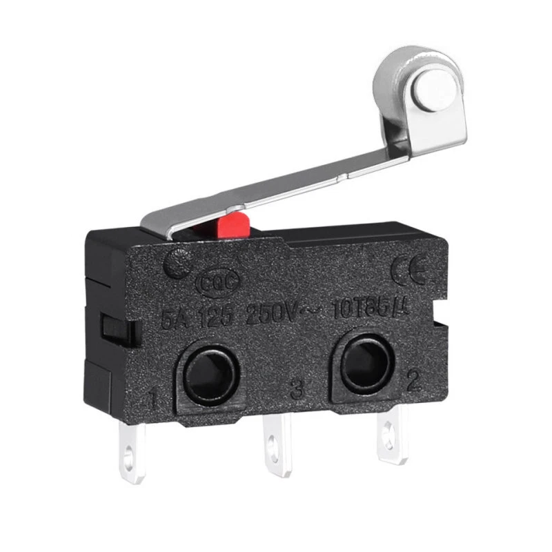 Mini Micro Limit Switch 5A 125/250V SPDT With Metal Roller