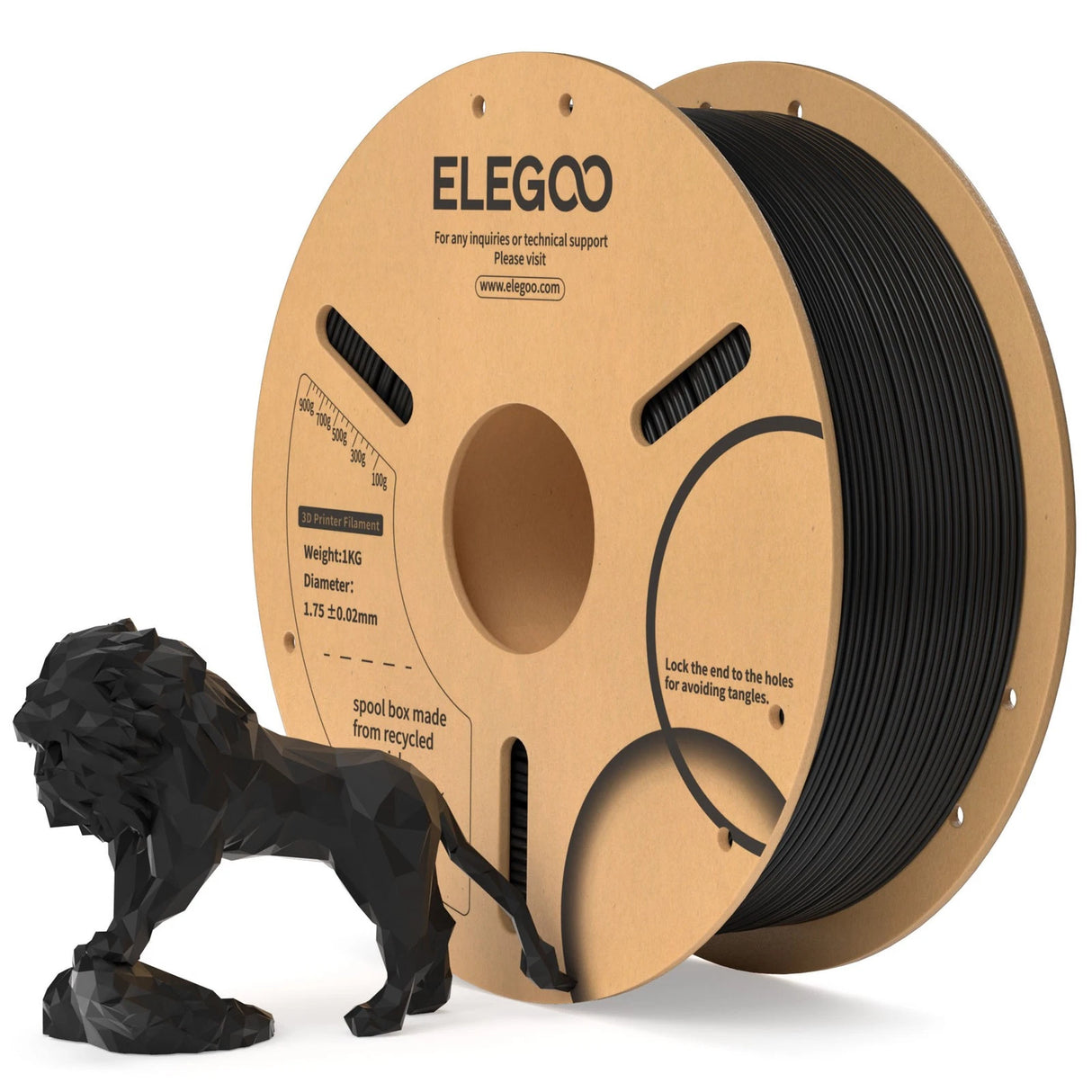 Elegoo PLA Black 1.75mm 1kg