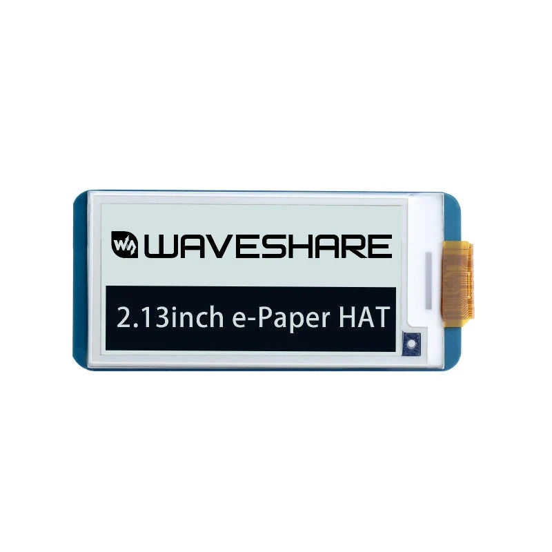 2.13inch E-Ink display HAT for Raspberry Pi - 250x122 - Black / White Waveshare