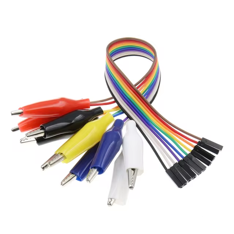Alligator Clips To Female Jumper Wire