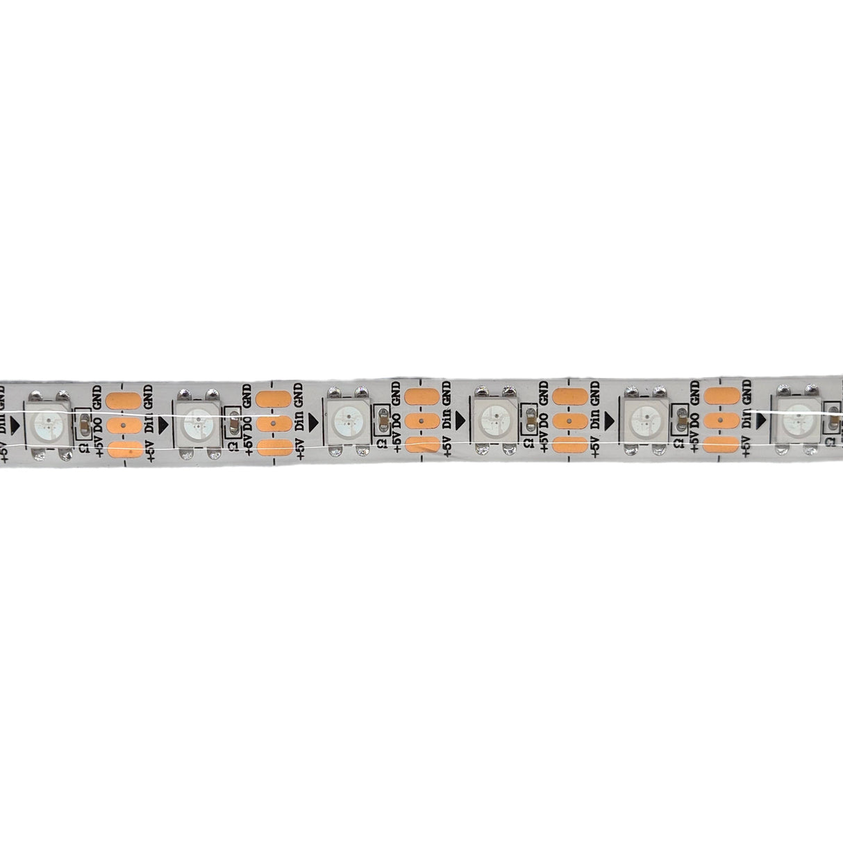 WS2812B Addressable RGB LED Strip White PCB - 5M 60 LEDs/m IP65