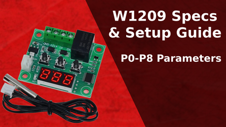 W1209 Specs & Setup Guide - P0-P8 Parameters