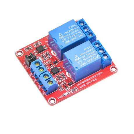 5V 2 Channel Relay Module Optocoupler 10A