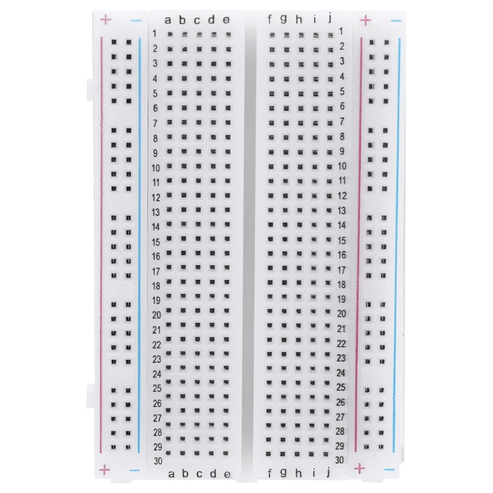 White Solderless Breadboard 400 Tie Points