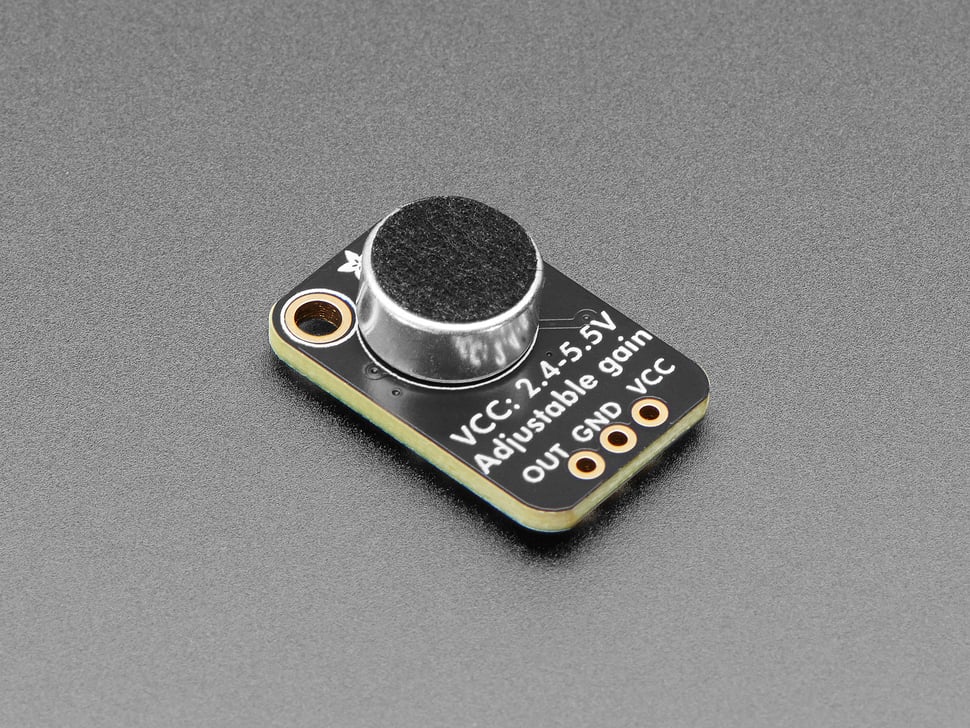 Adafruit Electret Microphone Amplifier - MAX4466 with Adjustable Gain