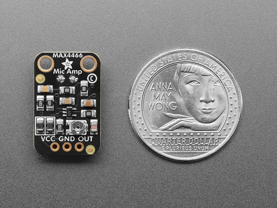 Adafruit Electret Microphone Amplifier - MAX4466 with Adjustable Gain