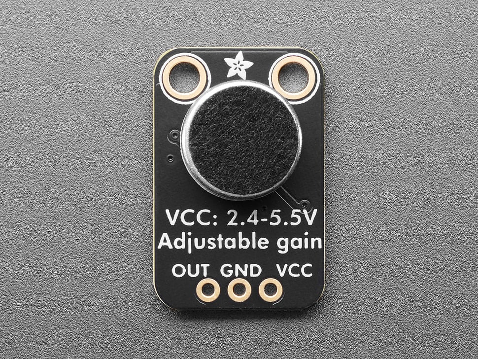 Adafruit Electret Microphone Amplifier - MAX4466 with Adjustable Gain