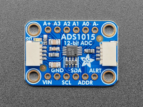 Adafruit ADS1015 12-Bit ADC - 4 Channel with Programmable Gain Amplifier - STEMMA QT / Qwiic