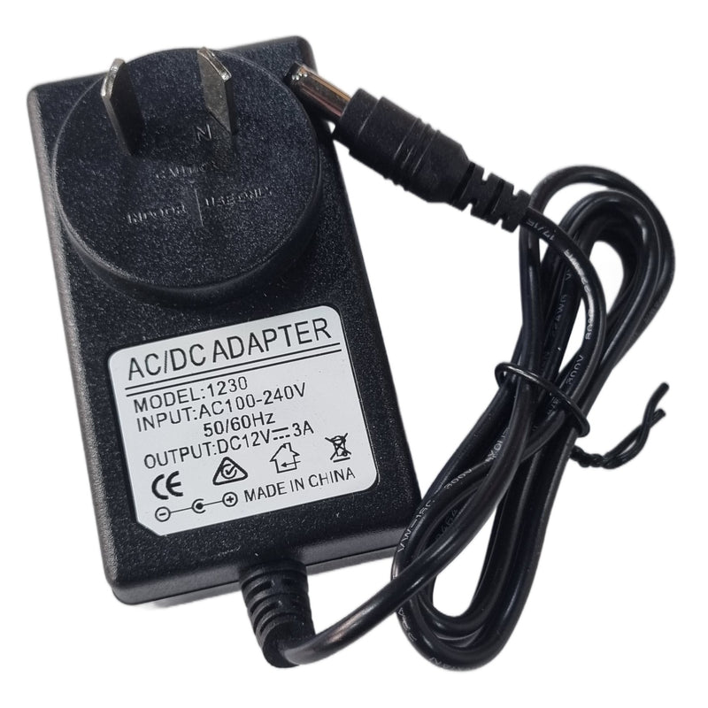 12V 3A DC Power Supply 2.1mm – AU Plug