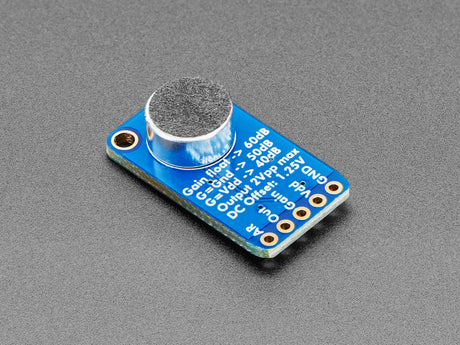 Adafruit Electret Microphone Amplifier - MAX9814 with Auto Gain Control