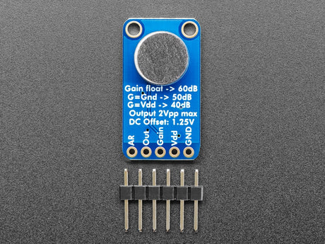 Adafruit Electret Microphone Amplifier - MAX9814 with Auto Gain Control