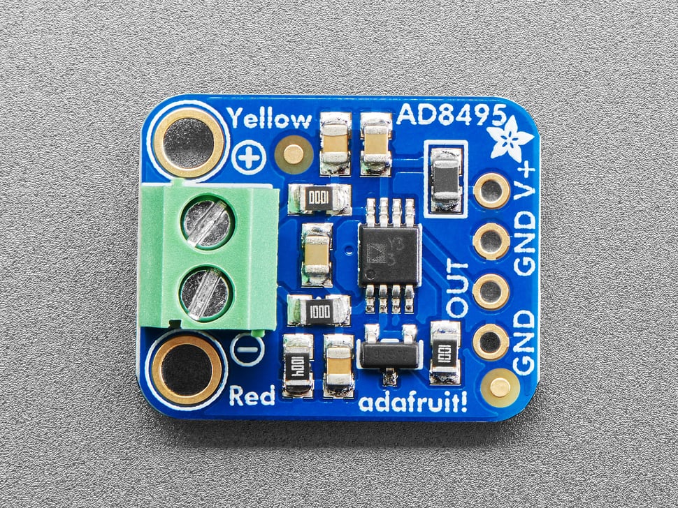 Analog Output K-Type Thermocouple Amplifier - AD8495 Breakout