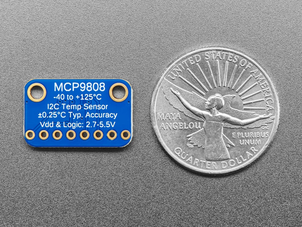 Adafruit MCP9808 High Accuracy I2C Temperature Sensor Breakout Board