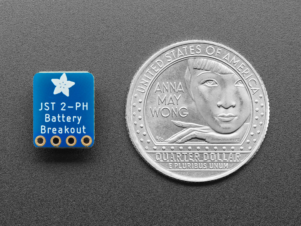 Adafruit JST-PH 2-Pin SMT Right Angle Breakout Board