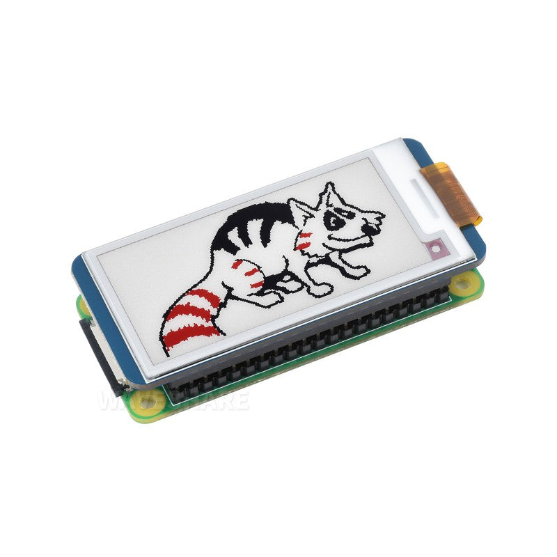 2.13inch E-Ink display HAT for Raspberry Pi - 250x122 - Black / White / Red